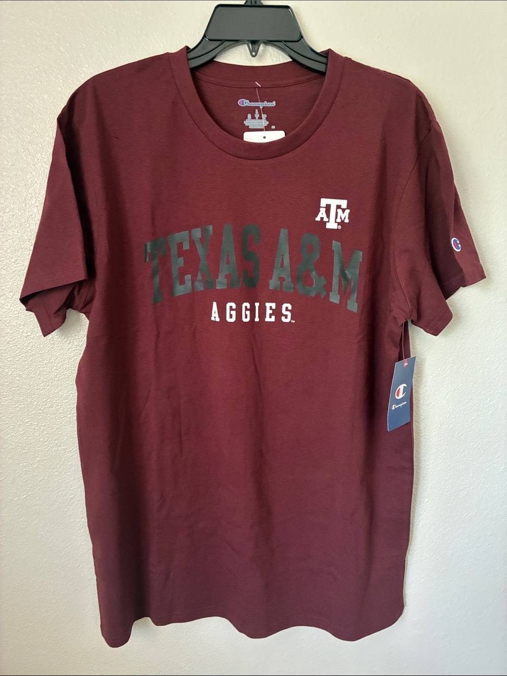 Champion Maroon Texas A&M Aggies Short Sleeve Tee